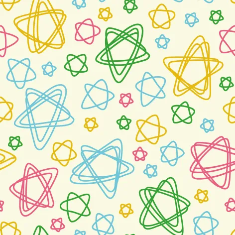 on white.webp Transfer Sheets; Multicolour Stars - Bag of 30